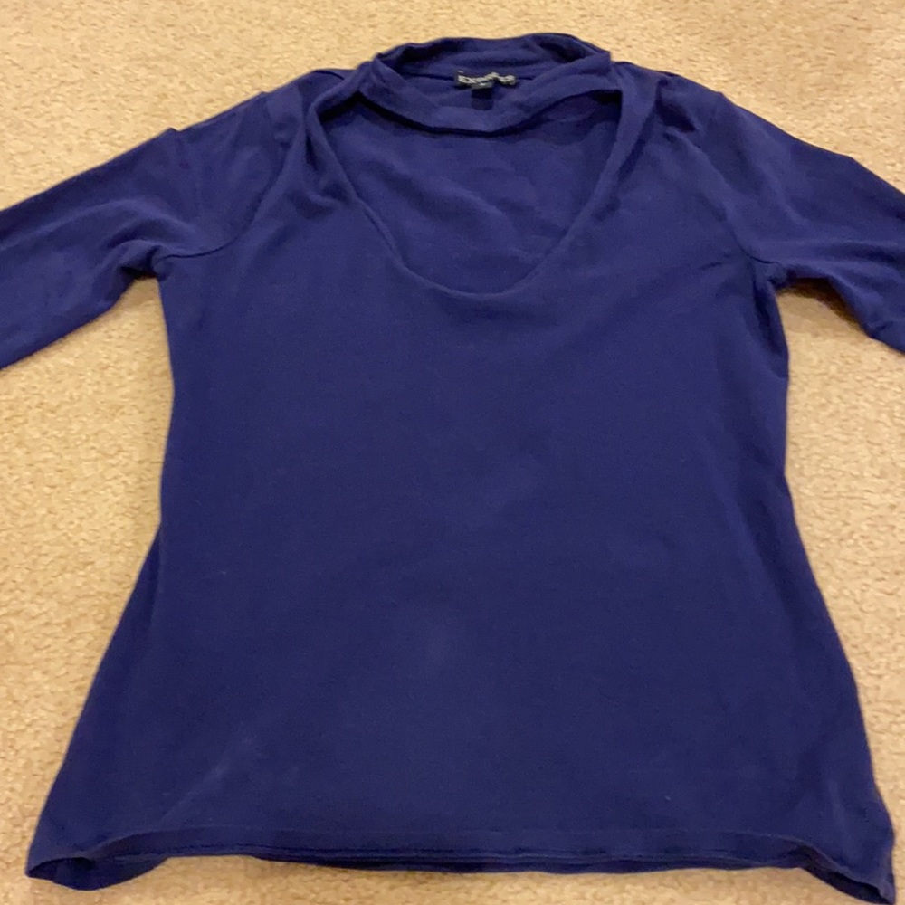 Cut out neck choker long sleeve - Picture 4 of 6